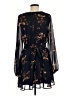 Lulus 100% Polyester Floral Black Casual Dress Size M - photo 2