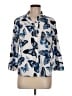 Investments 100% Polyester Blue 3/4 Sleeve Blouse Size M (petite) - photo 1