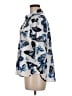 Investments 100% Polyester Blue 3/4 Sleeve Blouse Size M (petite) - photo 5