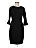 Donna Morgan Solid Black Cocktail Dress Size 6 - photo 1