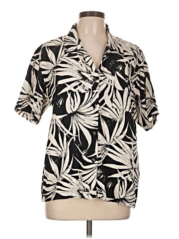 Chico's Design Short Sleeve Silk Top (view 1)