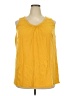 Woman Within Yellow Sleeveless Blouse Size 18 - 20 - photo 1