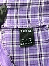 Shein 100% Polyester Plaid Purple Casual Skirt Size 4 - photo 4