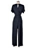 J.Jill Polka Dots Blue Jumpsuit Size M - photo 2