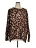 Oddi Animal Print Brown Pullover Sweater Size 1XL-2XL - photo 1