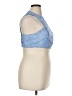 Unbranded 100% Polyester Blue Sleeveless Blouse Size XL - photo 4