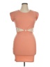 Almost Famous Solid Orange Cocktail Dress Size XL - photo 1