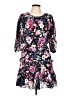 Sugar Lips Floral Black Cocktail Dress Size L - photo 1