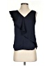 DKNY Blue Sleeveless Blouse Size S - photo 1