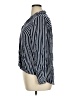 Zara TRF Stripes Blue Long Sleeve Blouse Size XL - photo 5