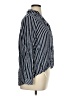Zara TRF Stripes Blue Long Sleeve Blouse Size XL - photo 4