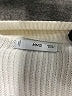 MNG Stripes Ivory Pullover Sweater Size S - photo 7
