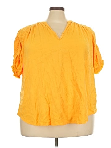 Free People Short Sleeve Blouse (view 1)