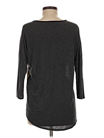 Zara W&B Collection 3/4 Sleeve T-Shirt (view 2)