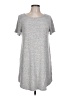 Forever 21 Solid Gray Casual Dress Size L - photo 1