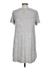 Forever 21 Solid Gray Casual Dress Size L - photo 2