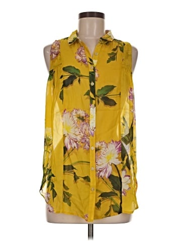 Maeve by Anthropologie Sleeveless Button-Down Shirt (view 1)