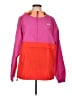 Champion 100% Polyester Color Block Pink Windbreaker Size L - photo 1