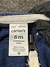 Carter's Blue Zip Up Hoodie 3-6 MO / 6 MO - photo 3