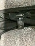 Aqua Solid Black Cocktail Dress Size M - photo 6
