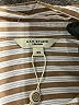 Max Studio Stripes Brown Short Sleeve Blouse Size XS - photo 7