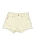 Levi's Ivory Denim Shorts Size 27 waist - photo 1
