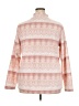 Croft & Barrow 100% Polyester Paisley Pink Pullover Sweater Size XXL - photo 2