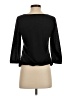 Ann Taylor 100% Polyester Black 3/4 Sleeve Top Size XS - photo 2
