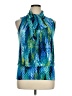 Jason Maxwell Blue Sleeveless Blouse Size XL - photo 1