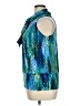 Jason Maxwell Blue Sleeveless Blouse Size XL - photo 5