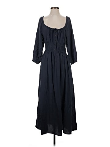 Madewell Twill Sophia Midi Dress (view 1)