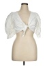 Zara 100% Polyester Ivory Sleeveless Blouse Size XL - photo 1