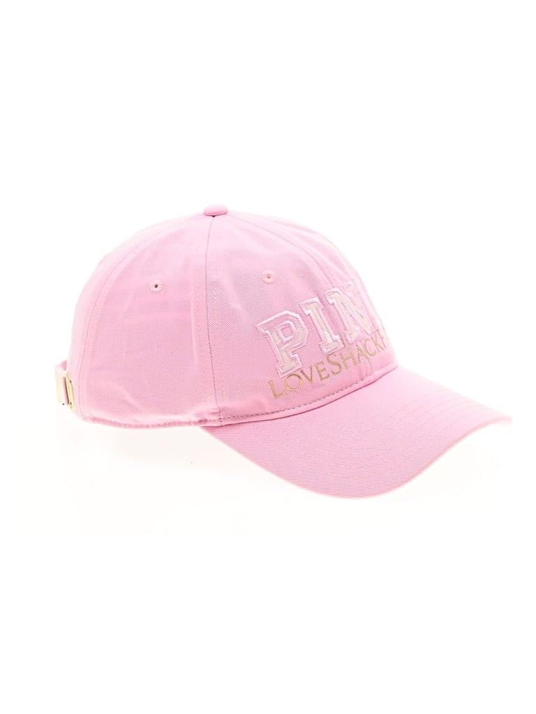 Pre-owned Victoria's Secret Pink Baseball Cap In Pink