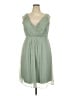 J.Crew 100% Silk Green Blue Cocktail Dress Size 20 - photo 1