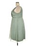 J.Crew 100% Silk Green Blue Cocktail Dress Size 20 - photo 5