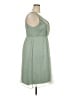 J.Crew 100% Silk Green Blue Cocktail Dress Size 20 - photo 4