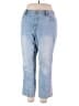 Talbots Stripes Blue Jeans Size 18 - photo 1