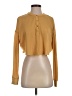 Out From Under Gold Long Sleeve Henley Size S - photo 1