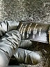 Ark & Co. 100% Polyester Metallic Gold Cocktail Dress Size L - photo 8
