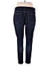 JCPenney Solid Blue Jeans Size 18 - photo 2