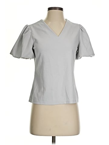 Ann Taylor Short Sleeve Blouse (view 1)