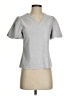 Ann Taylor Gray Short Sleeve Blouse Size XS - photo 1