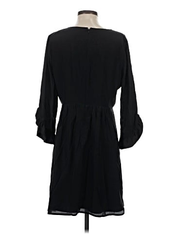 Madewell Silk Moonblossom Ruffle-Sleeve Dress (view 2)