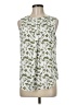 Monday Fun 100% Polyester Green Sleeveless Blouse Size M - photo 1