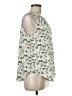 Monday Fun 100% Polyester Green Sleeveless Blouse Size M - photo 4