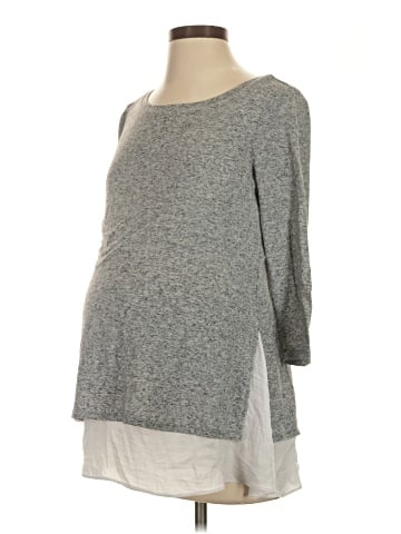 A Pea in the Pod 3/4 Sleeve Top (view 1)