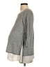 A Pea in the Pod Gray 3/4 Sleeve Top Size XS Maternity - photo 5