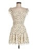 Wilfred 100% Polyester Polka Dots Ivory Cocktail Dress Size M - photo 1