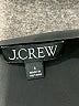 J.Crew 100% Polyester Solid Black Casual Dress Size 6 - photo 4