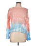 STITCHDROP Tie-dye Orange Pullover Sweater Size L - photo 1